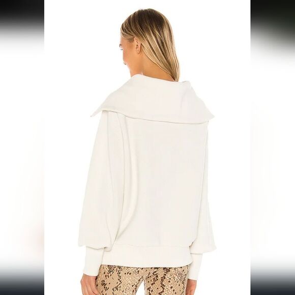 Varley Nwt Cream Vine Half Zip Sweater - Picture 12 of 14